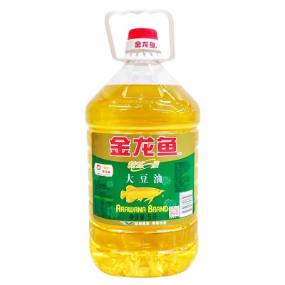 金龙鱼精炼一级大豆油5L家用食用油炒菜烘焙优质大豆