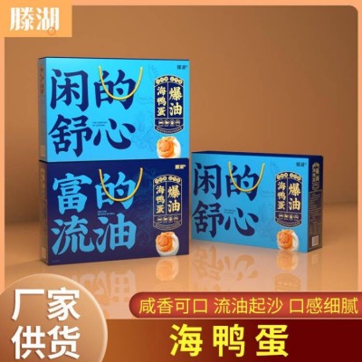 海鸭蛋礼盒装滕州春节送礼流油即食20枚咸鸭蛋真空包装熟鸭蛋礼盒