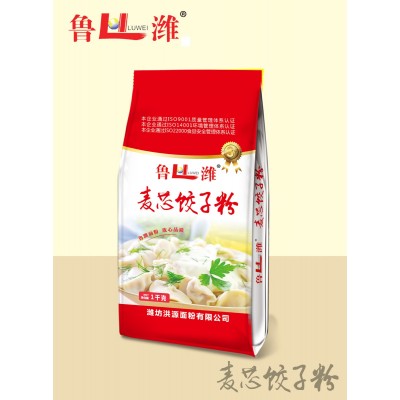 鲁潍小麦面粉厂家 麦粉家用面粉鲜面王 水饺粉 雪花粉